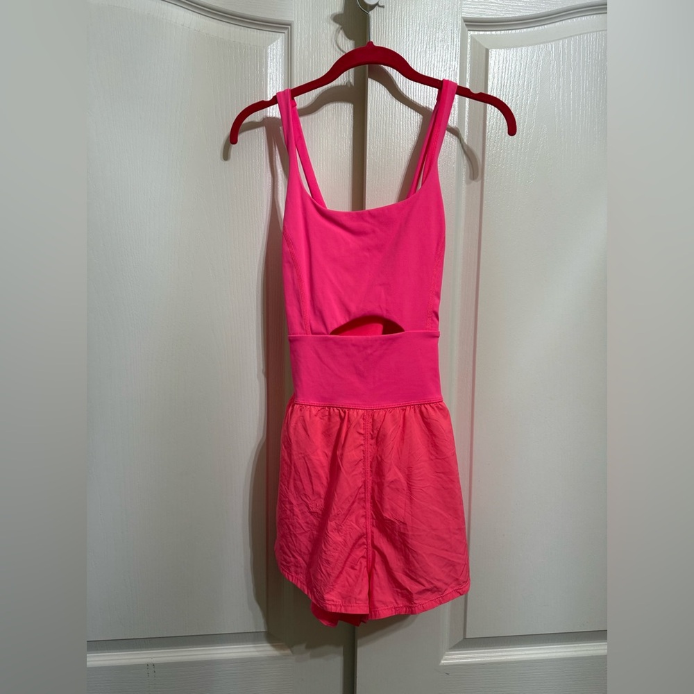 FP Movement by Free People Hot Pink Righteous Runsie